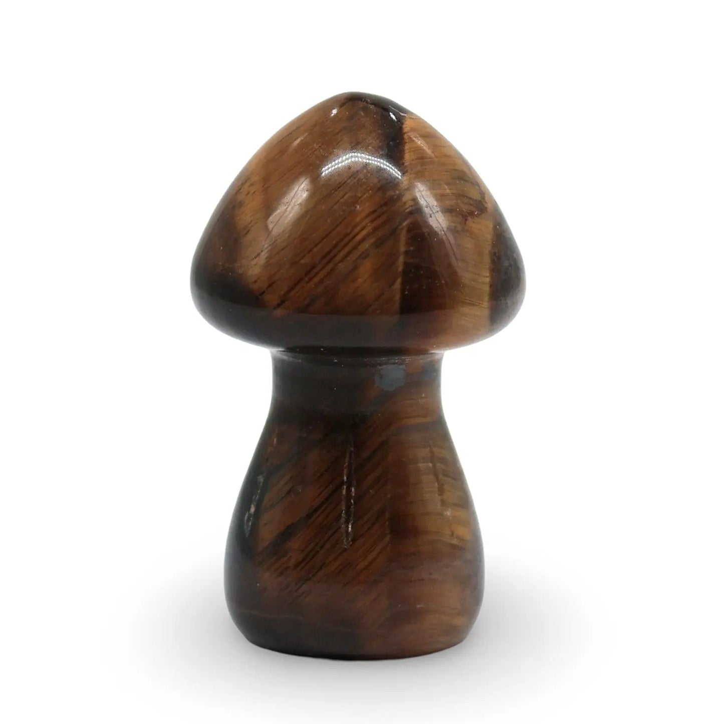 Stone - Tiger Eye - Sculpture - Mushroom