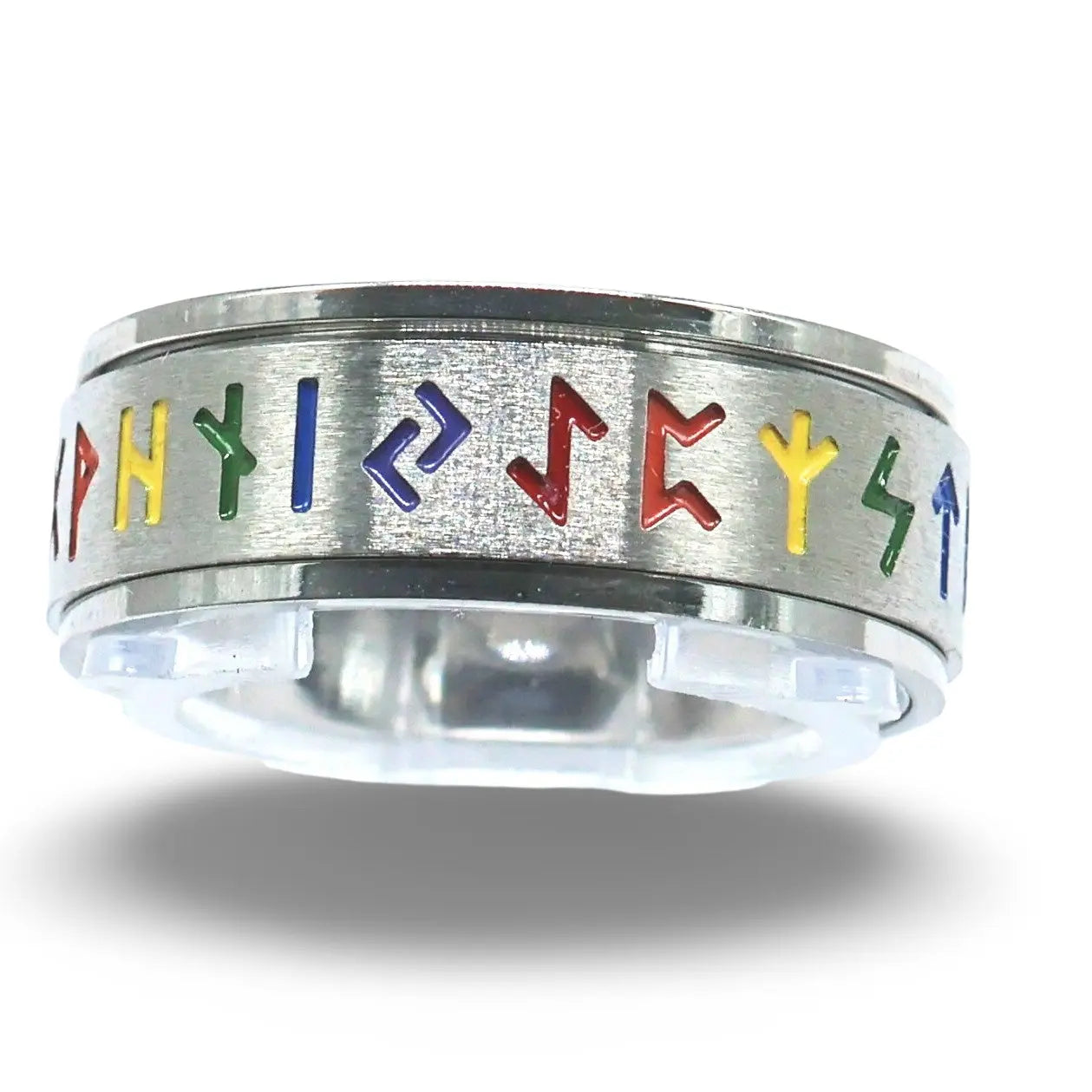 Rotating Ring - Stress Anxiety Relief - Viking Amulet Enamel