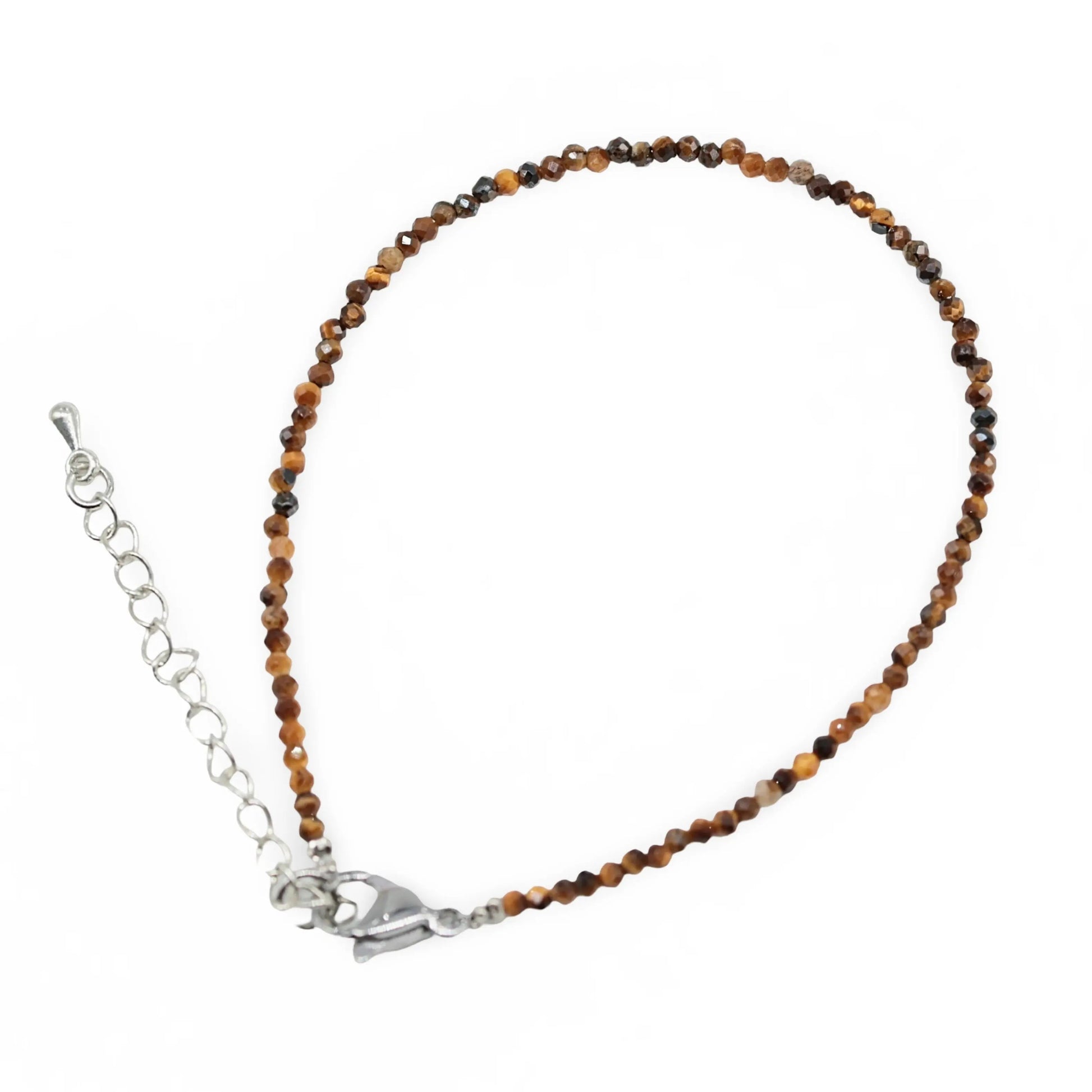 Bracelet - Tiger Eye - Faceted - 2mm