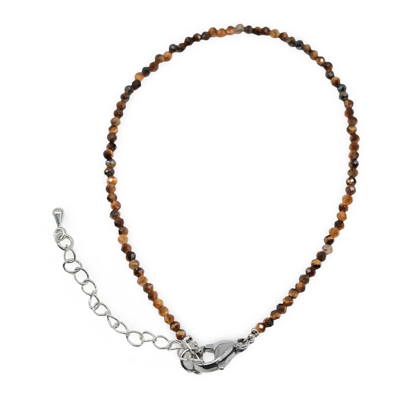 Bracelet - Tiger Eye - Faceted - 2mm