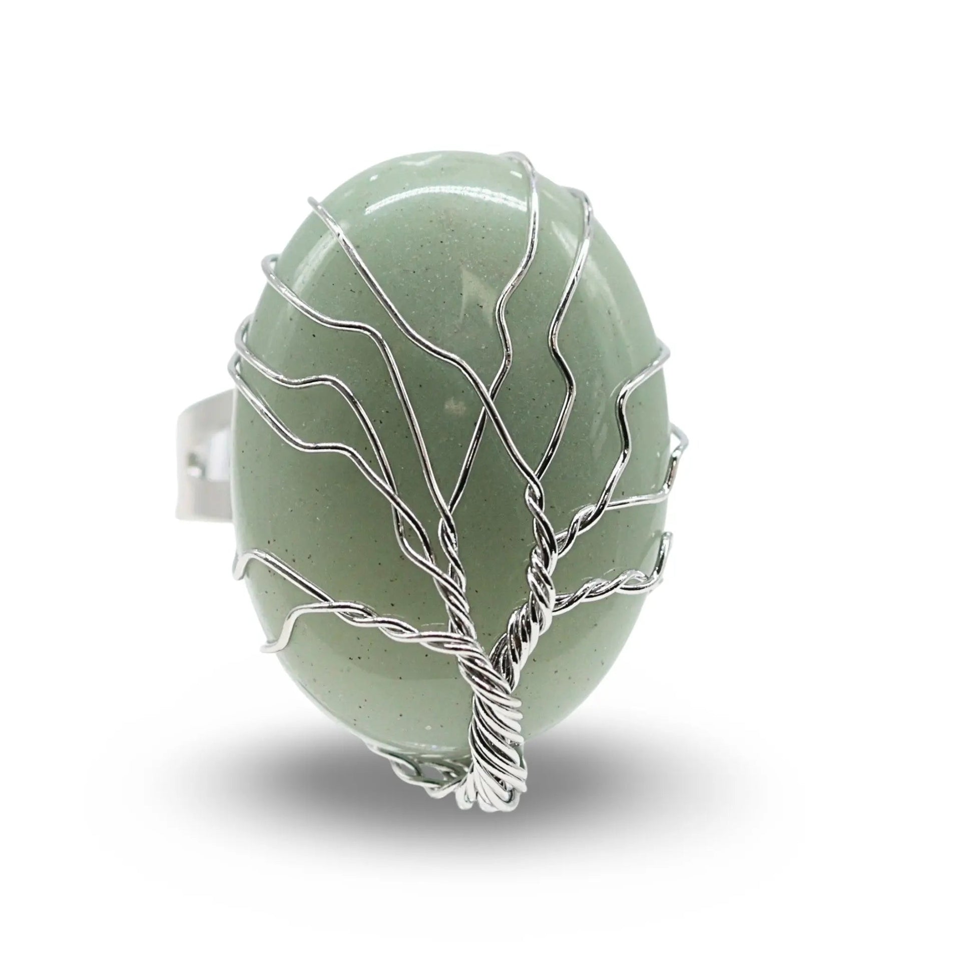 Ring - Green Aventurine - Adjustable