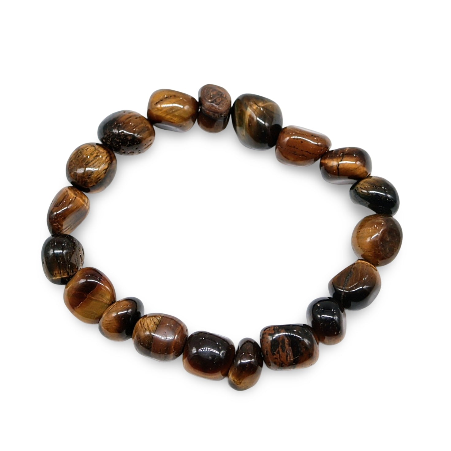 Bracelet - Tiger Eye - Natural Shape Beads