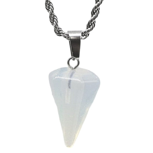 Collier - Mini Cône - Opalite
