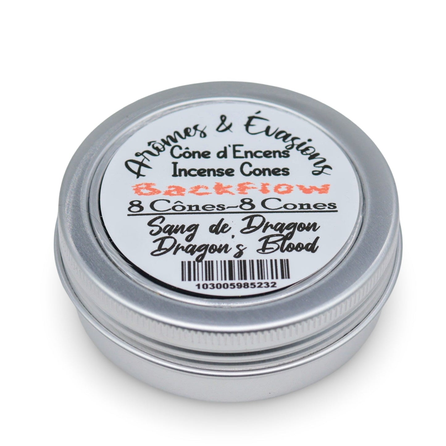 Incense - Backflow Cones - Dragon's Blood - 8 Cones