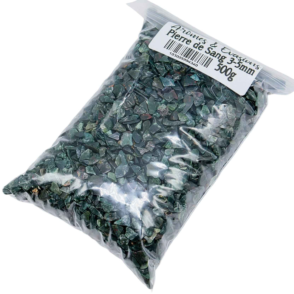 Stone - Tumbled Chips - Bloodstone - 3 to 5mm - Cayve's Mystic Nature Wholesale