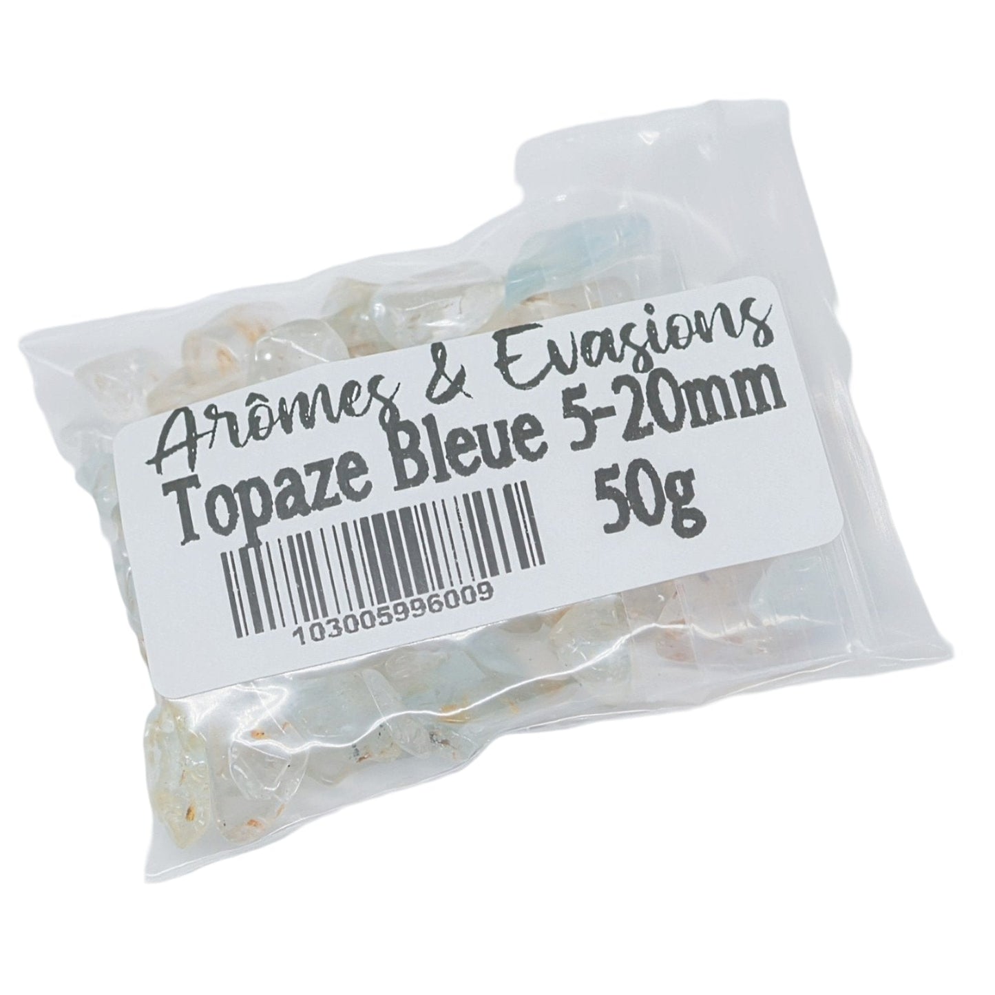 Stone - Tumbled Chips - Blue Topaz Natural 50 g