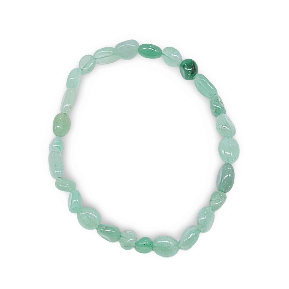 Bracelet - Green Aventurine - Small Natural Shape Stone - Cayve's Mystic Nature Wholesale