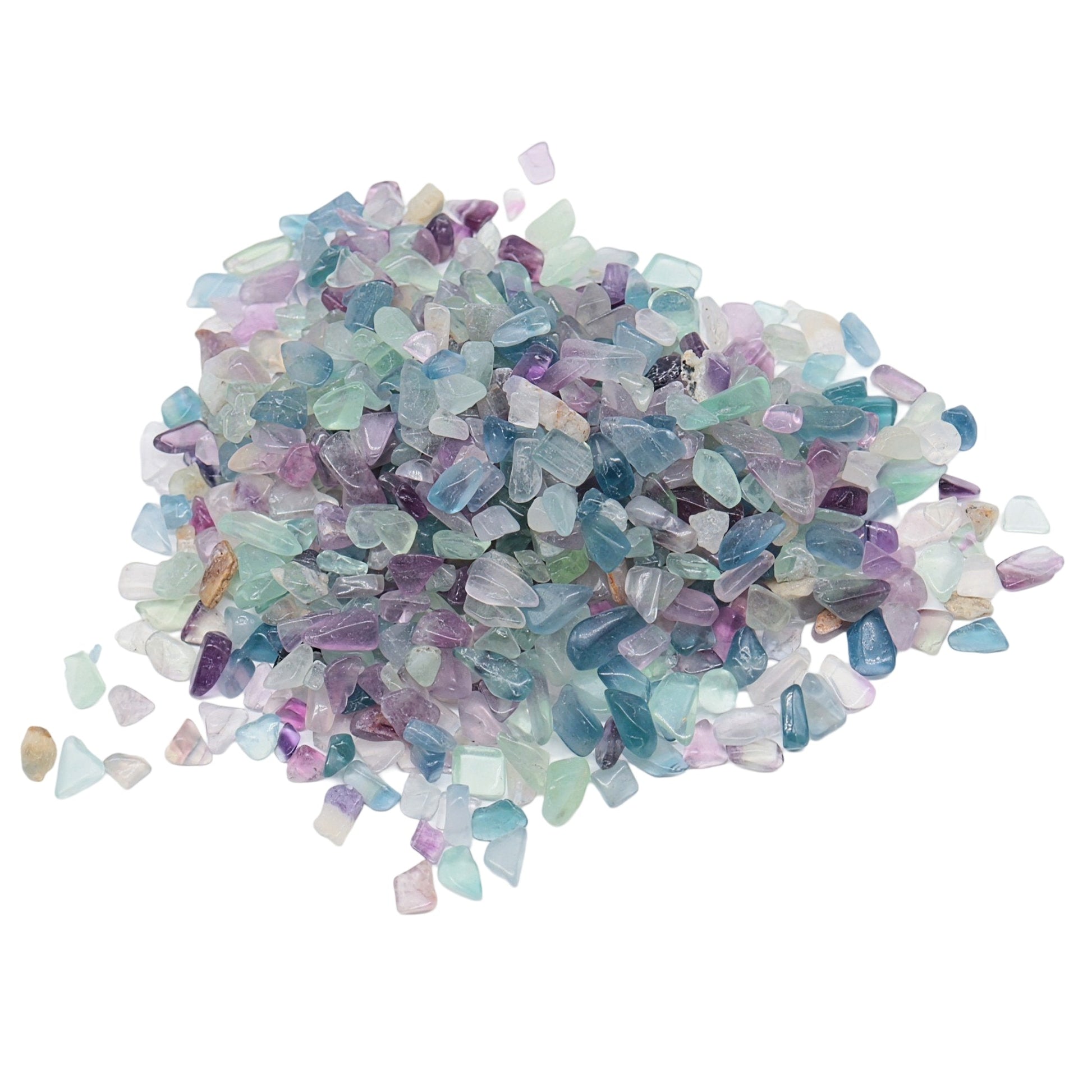 Stone - Tumbled Chips - Fluorite - 5-10mm 10 g