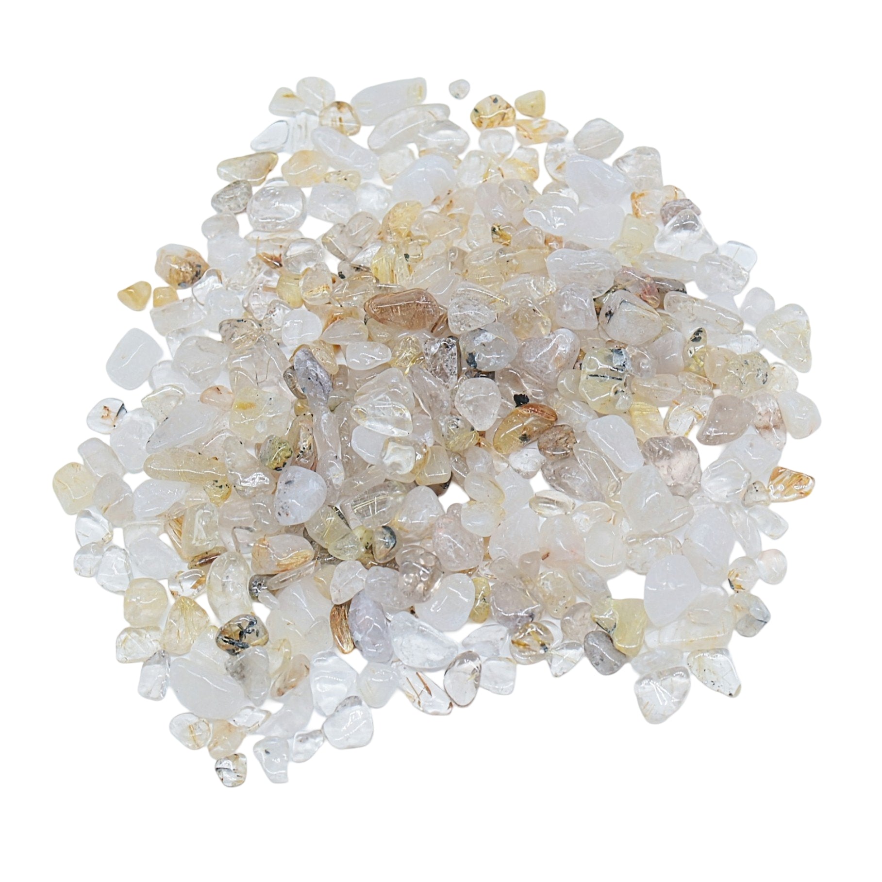 Stone - Tumbled Chips - Rutiled Quartz 10 g