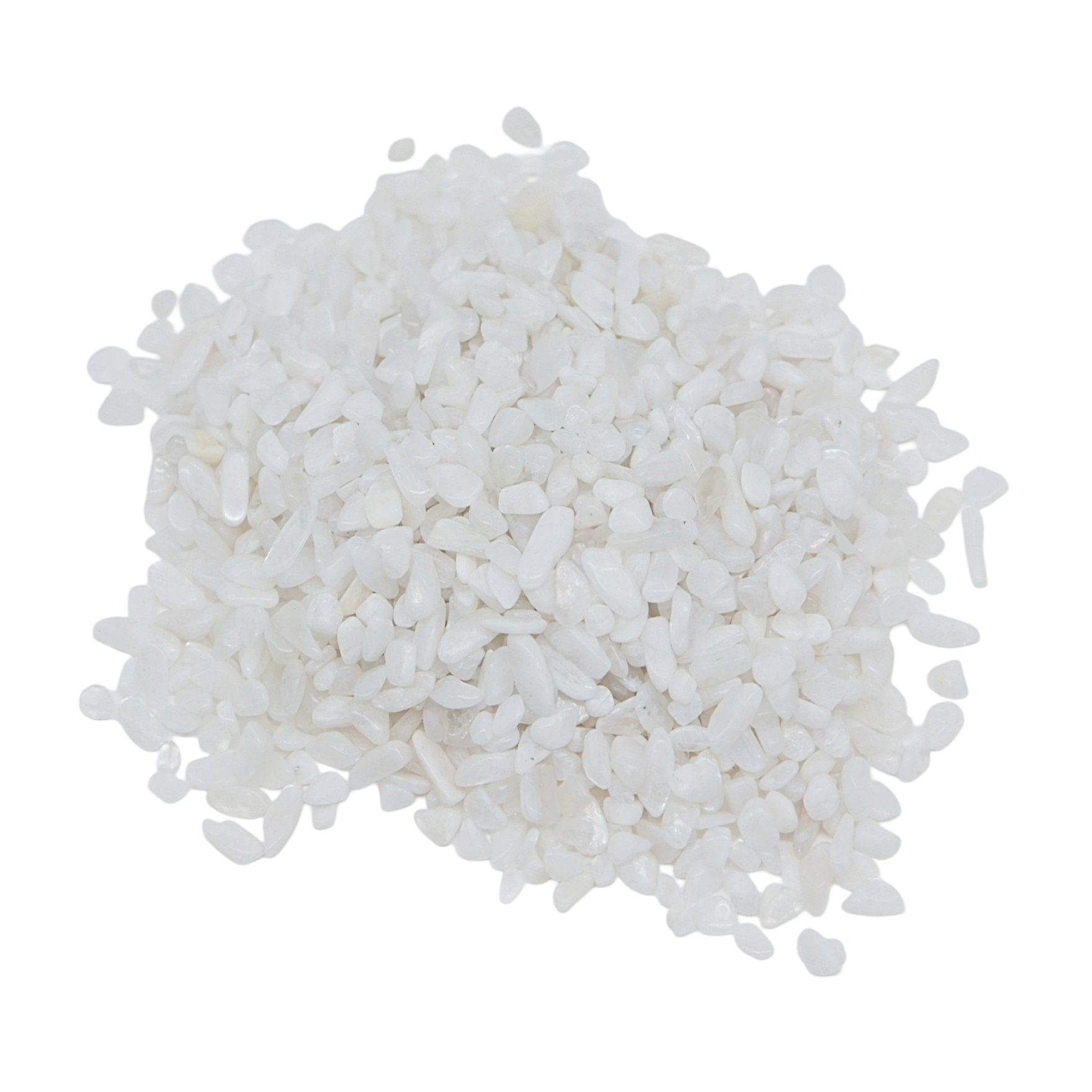 Stone - Tumbled Chips - Moonstone - 2 to 3mm 10 g