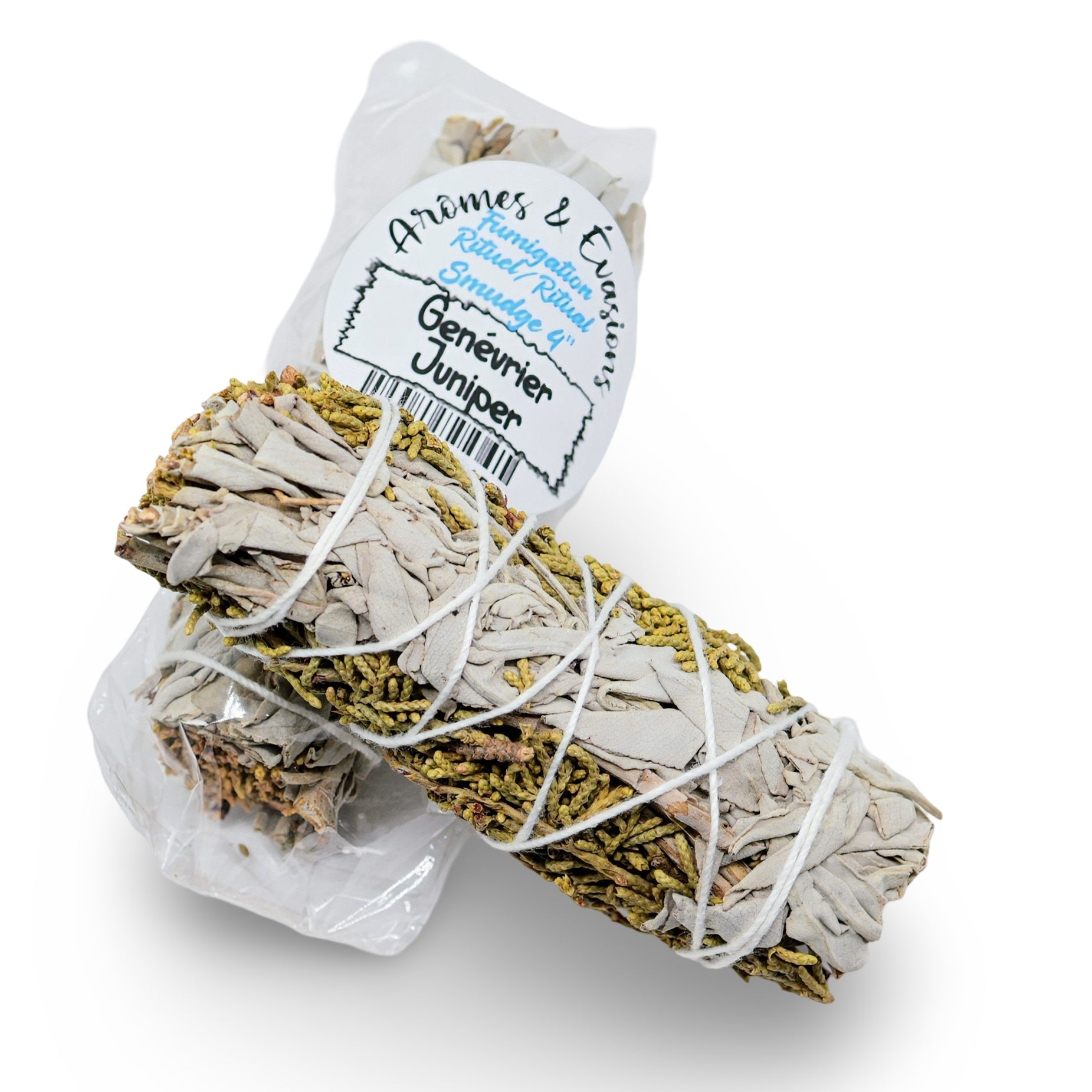 Smudging Incense Stick - White Sage & Juniper - 4"