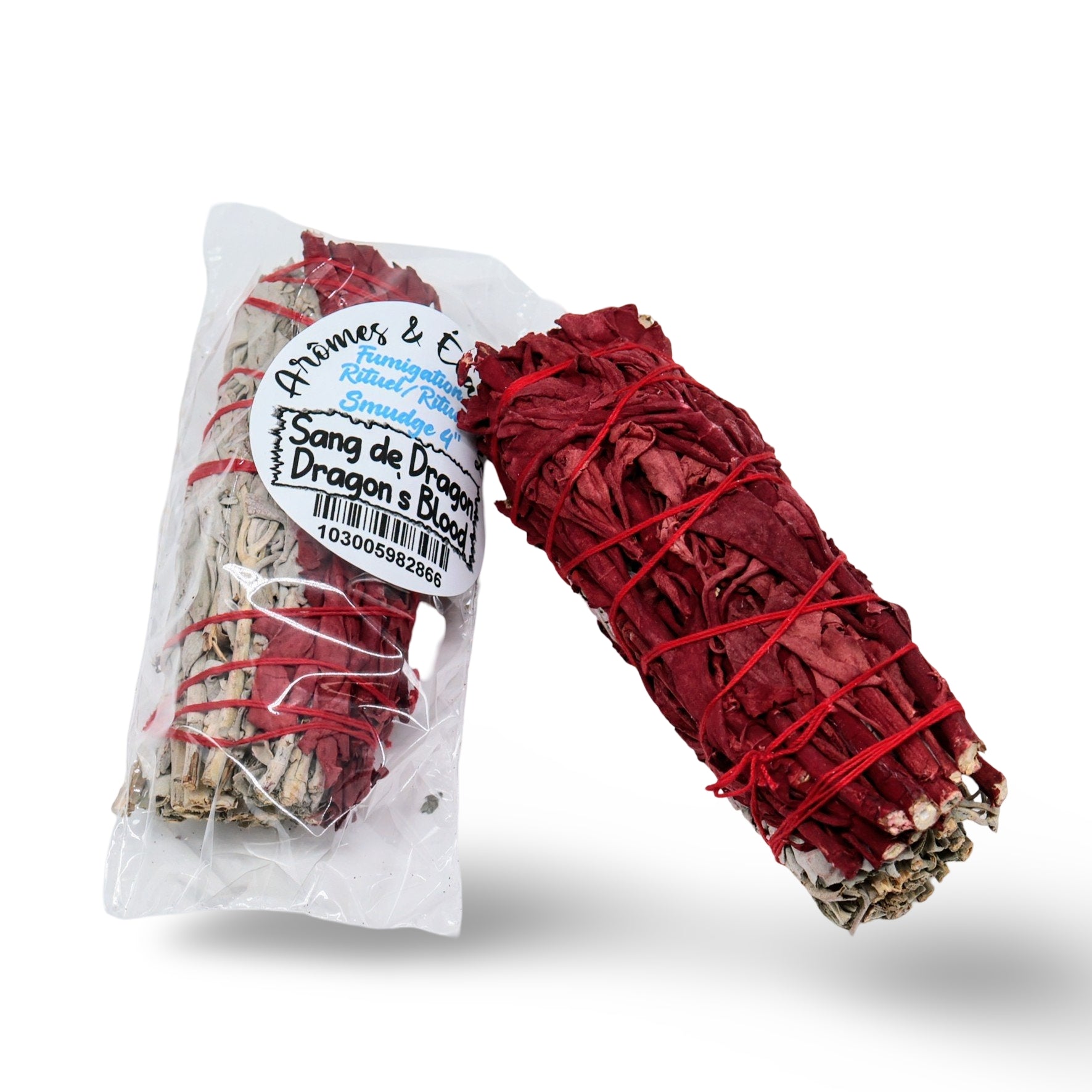 Smudging Incense Stick - Sage & Dragons Blood - 4"