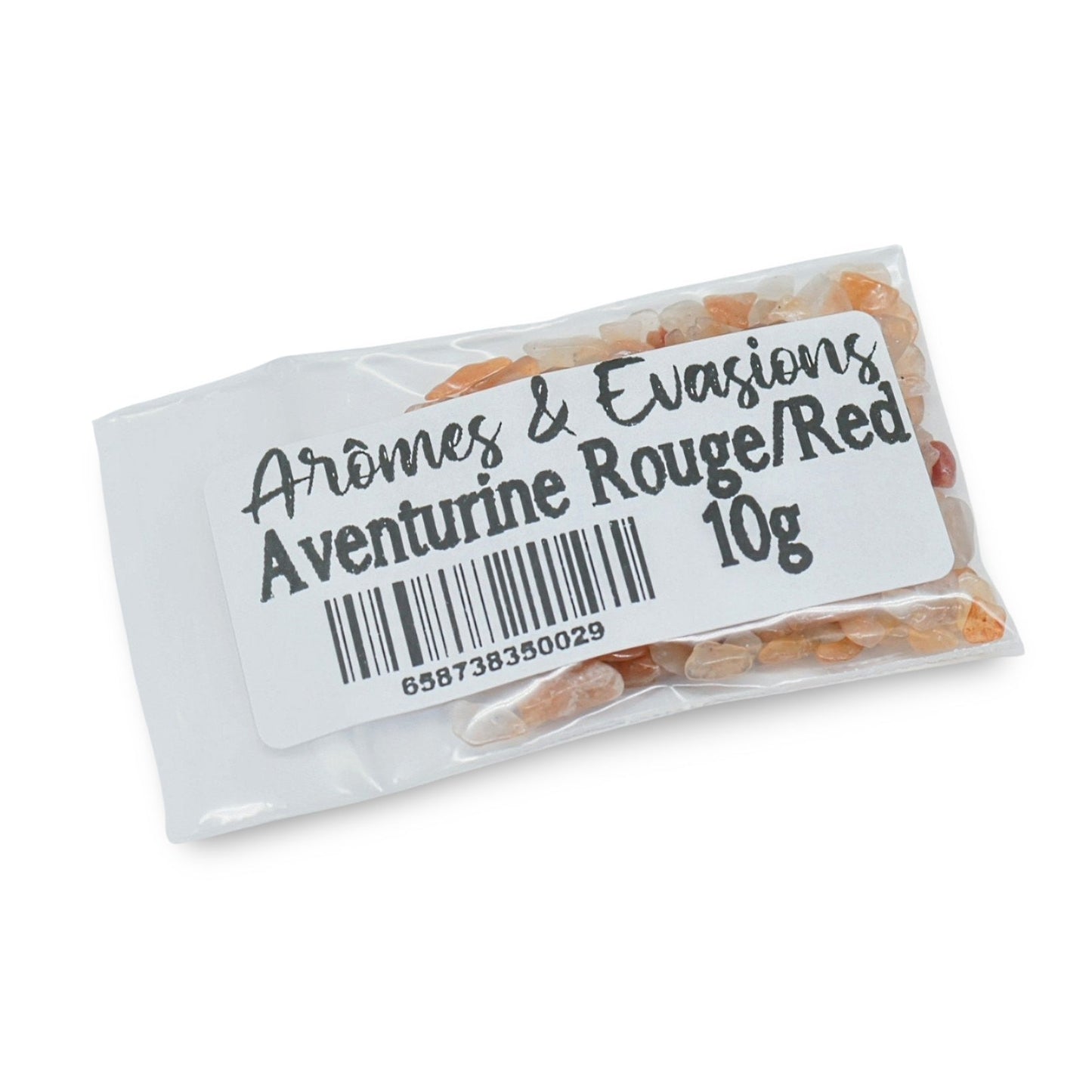 Stone - Tumbled Chips - Red Aventurine - 2 to 4mm