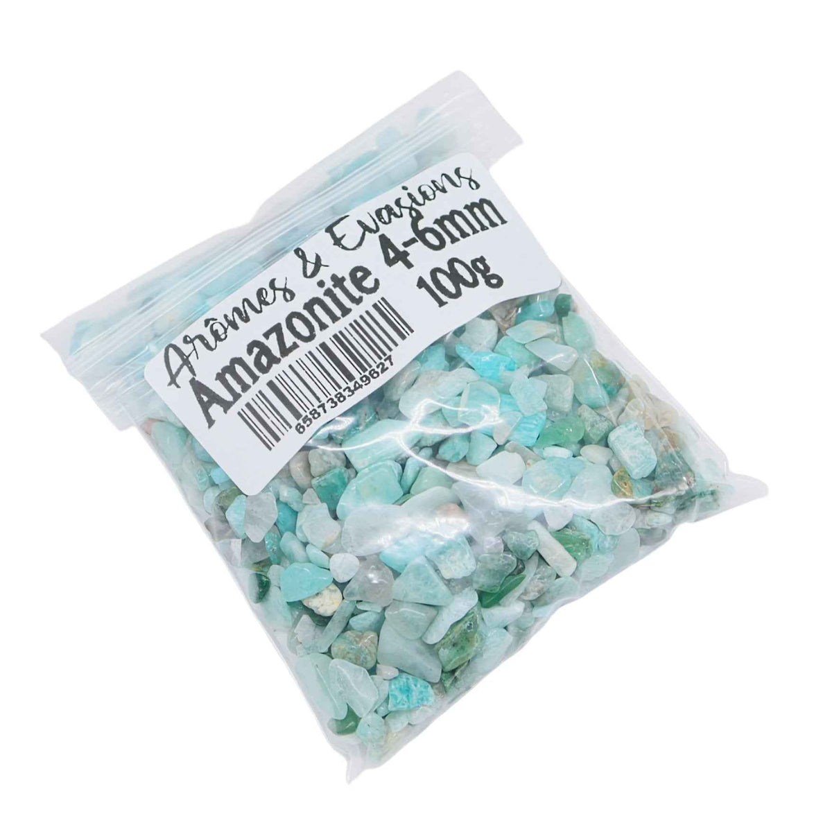 Stone - Rough Chips - Amazonite - 4 to 6mm - Cayve's Mystic Nature Wholesale