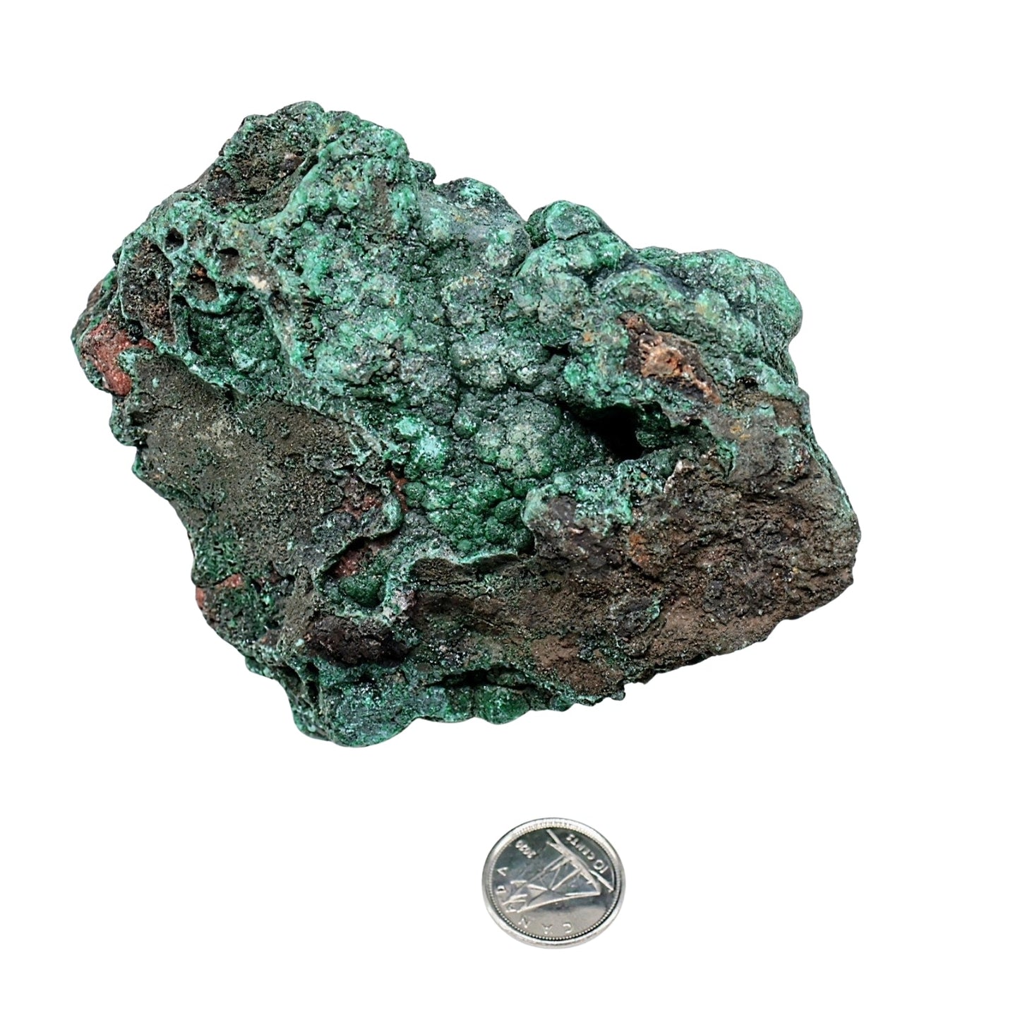 Pierre - Spécimen - Malachite Fibreuse - Brute - 410g