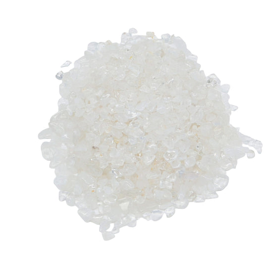 Stone - Tumbled Chips - Crystal Quartz - 5 to 8mm 500 g