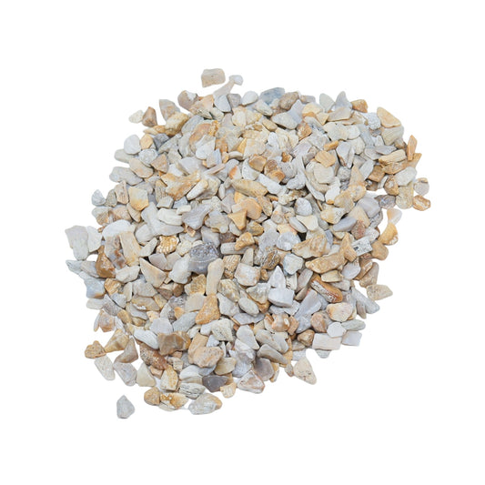 Stone - Rough Chips - Fossil Coral - 6 to 8mm 500 g