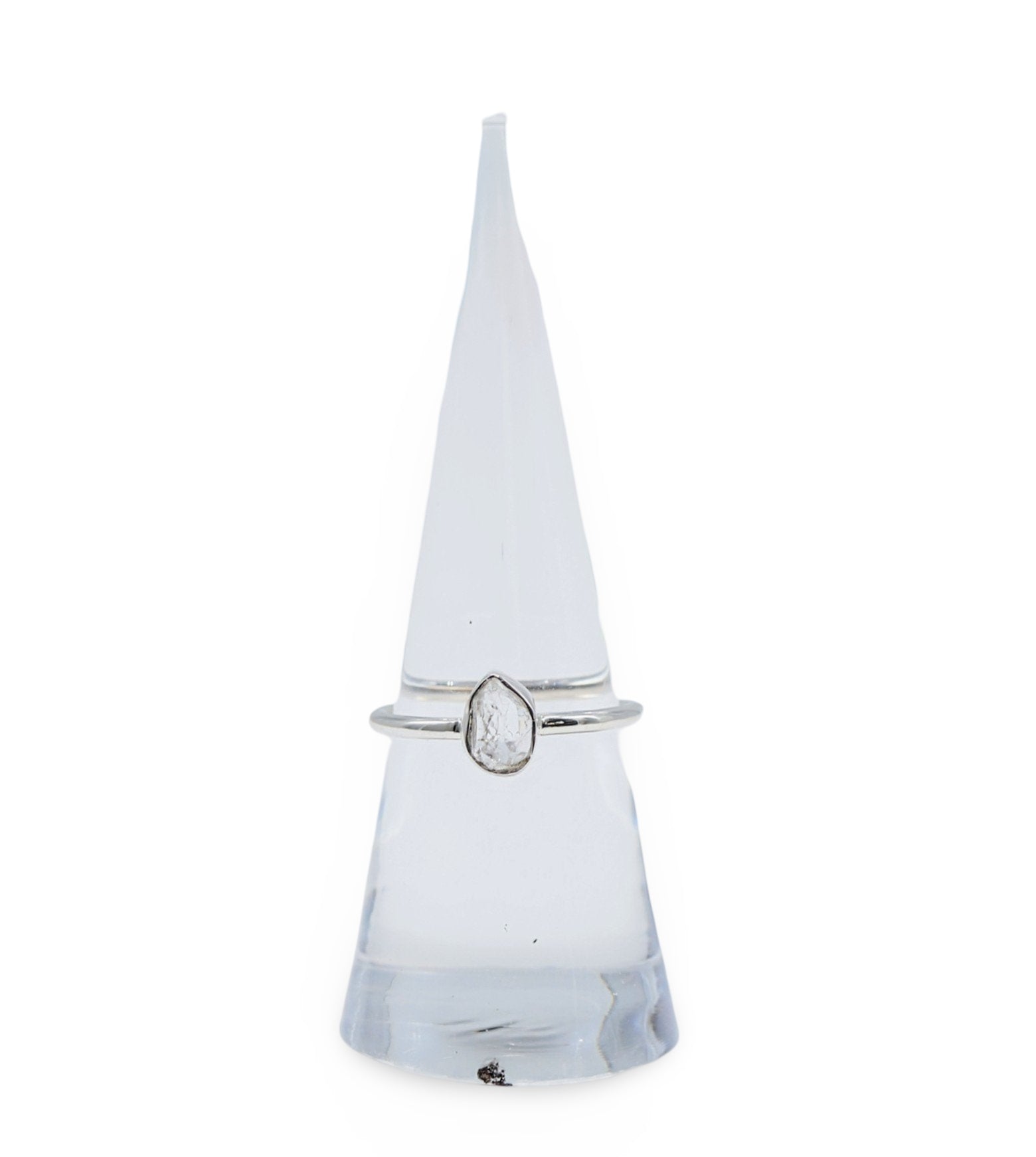 Ring - Assorted Shaped - Raw Herkimer Diamond on 925 sterling silver