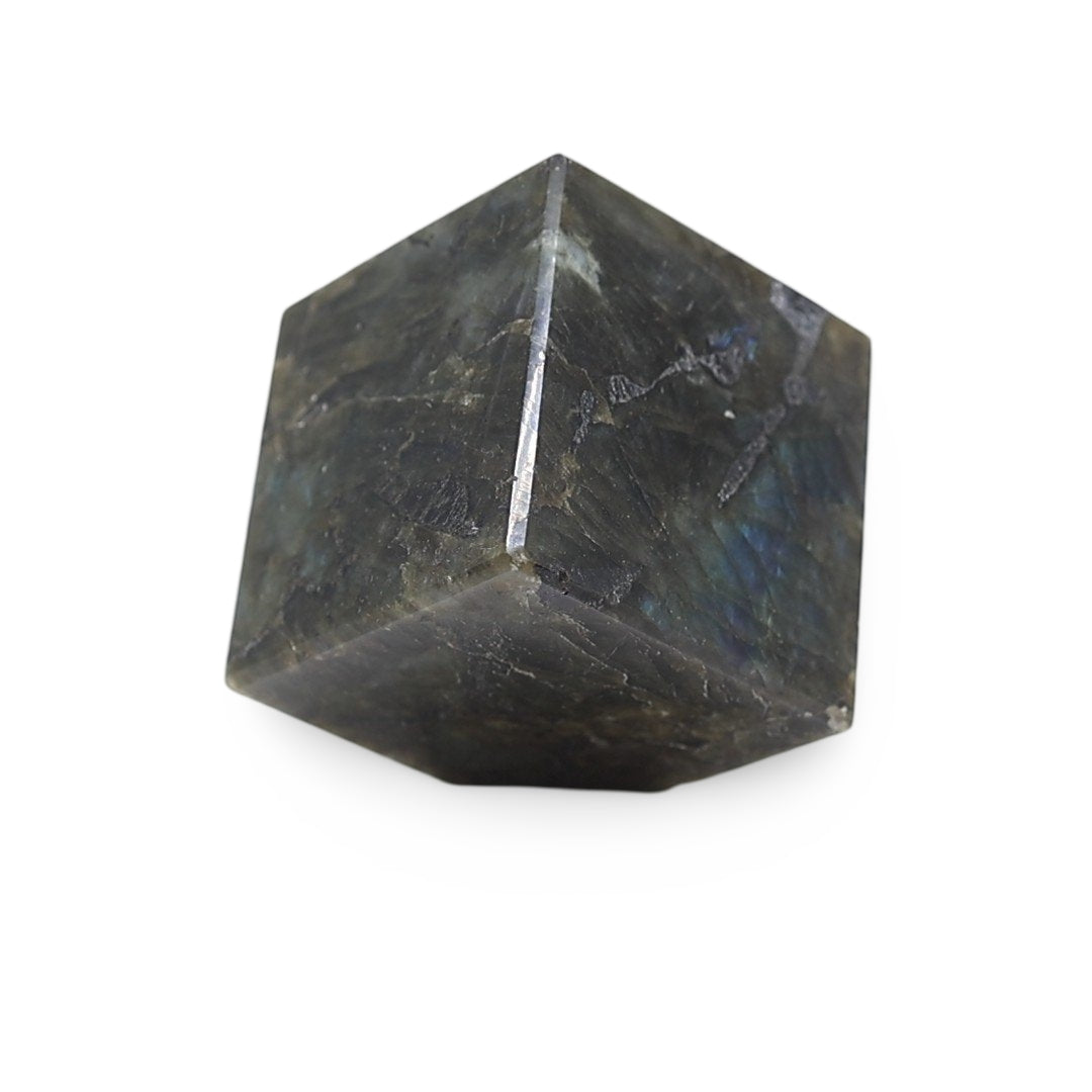 Pierre - Labradorite - Cube - Polie - 620g