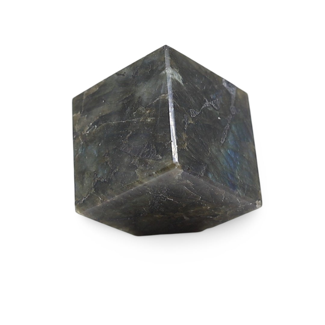 Pierre - Labradorite - Cube - Polie - 620g