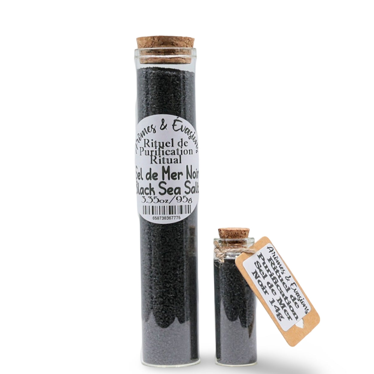 Wicca & Pagan - Purification Ritual - Black Sea Salt