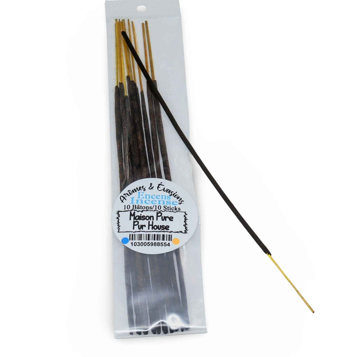 Incense Sticks - Pure House - Pack of 10 - Cayve's Mystic Nature Wholesale