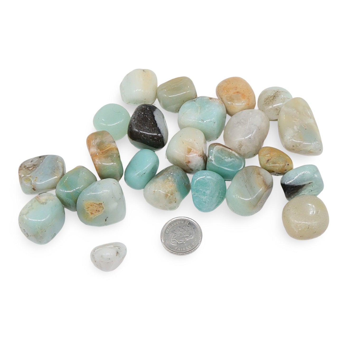 Stone - Flower Amazonite - Tumbled