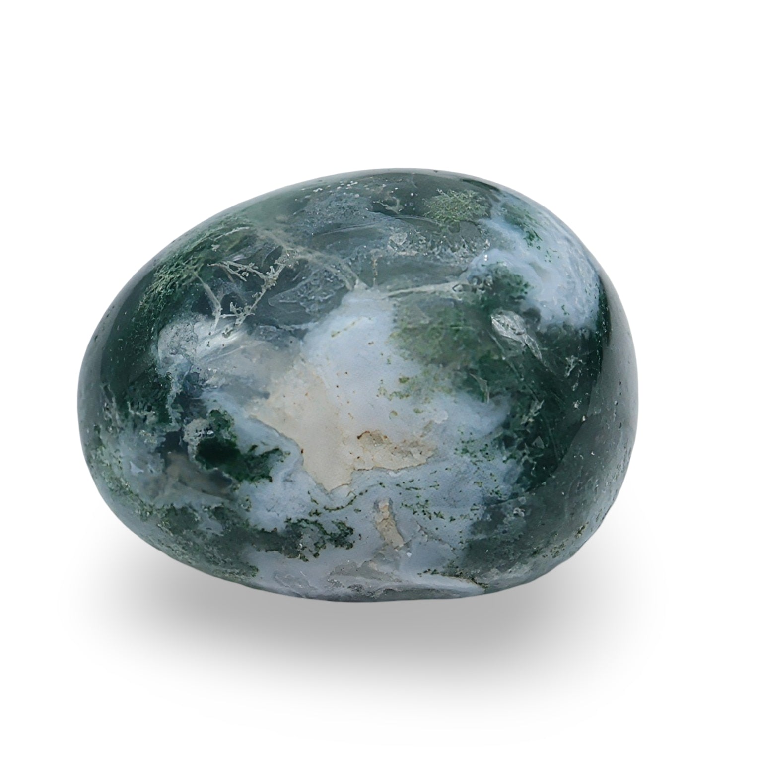 Stone - Brazilian Moss Agate - Tumbled