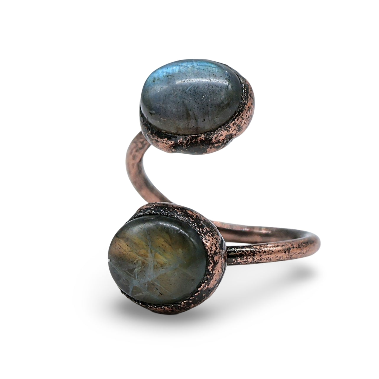 Ring - Double Labradorite - Adjustable