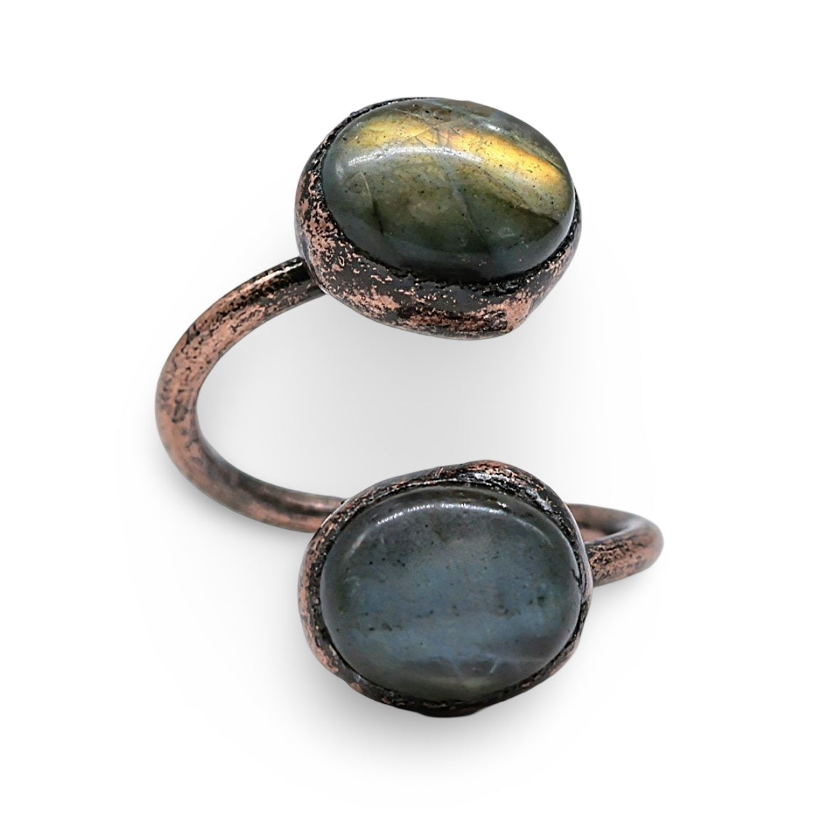 Ring - Double Labradorite - Adjustable
