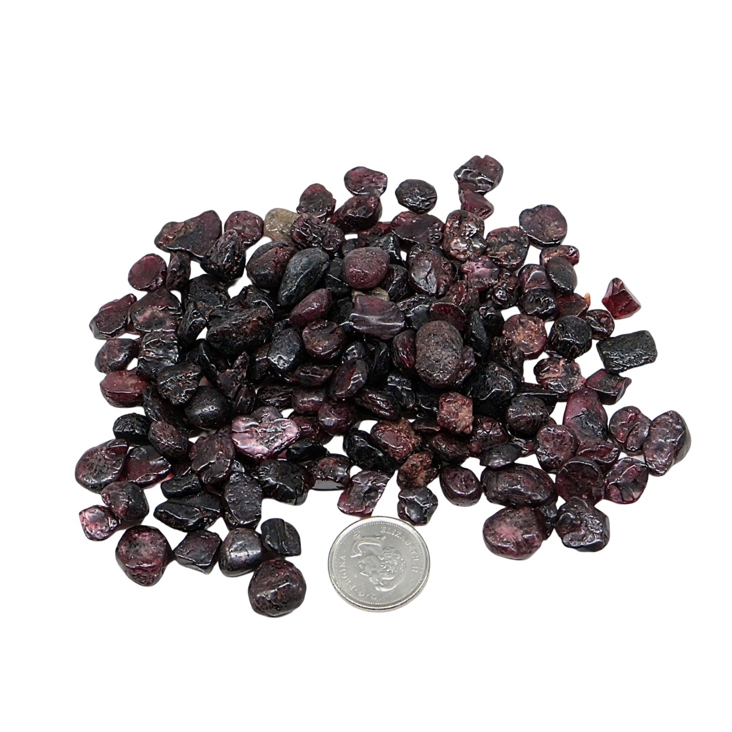Stone - Tumbled Chips - Garnet - 9 to 10mm