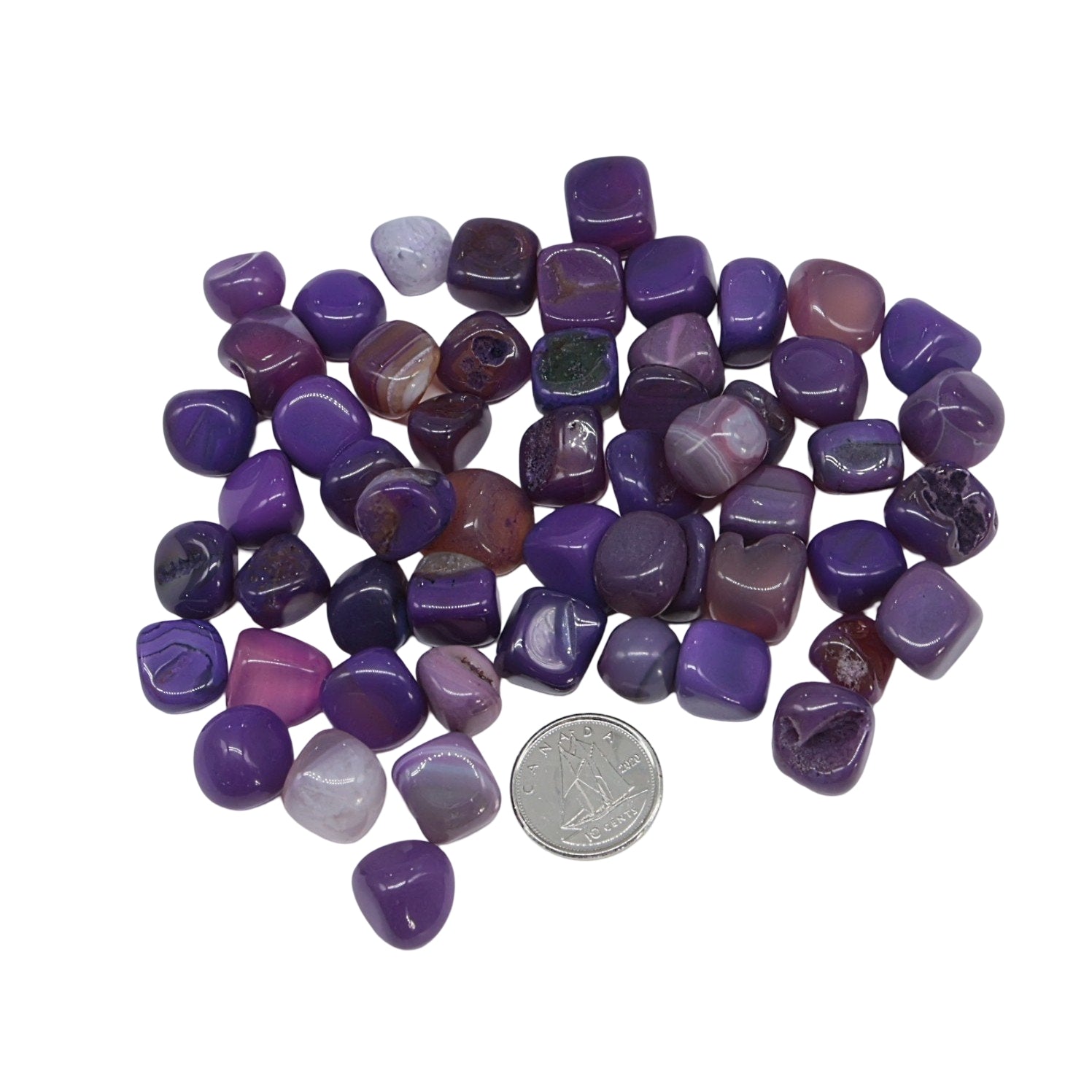 Stone - Agate - Tumbled - 100g Bag