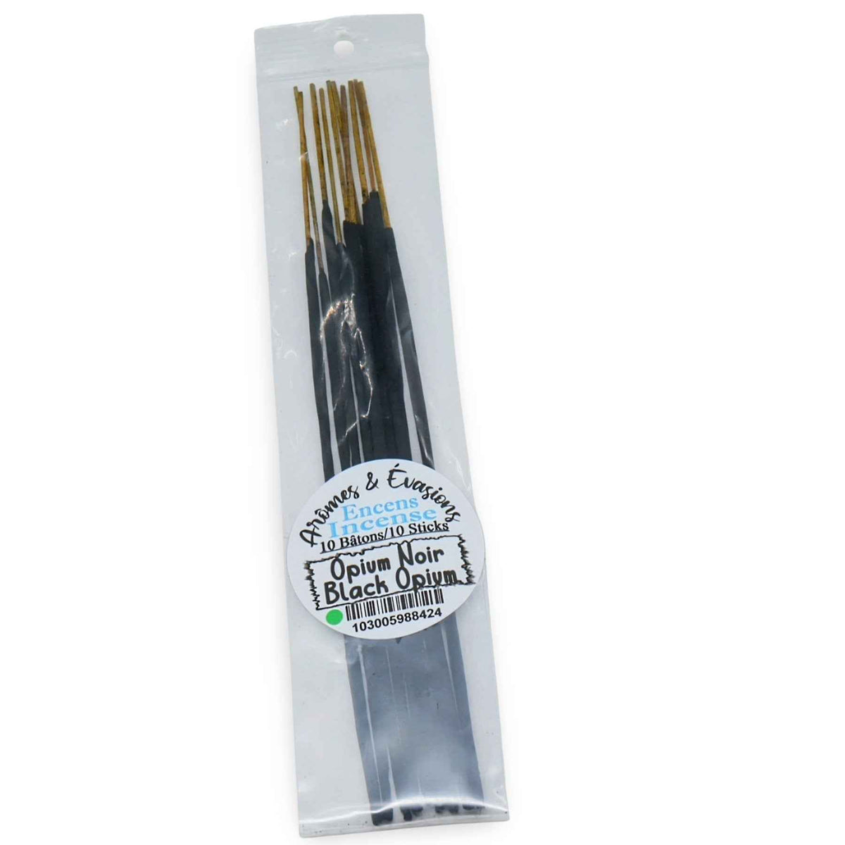 Incense Sticks - Black Opium - Pack of 10 - Cayve's Mystic Nature Wholesale