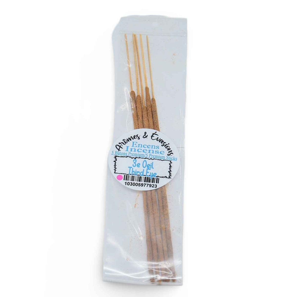 Incense Sticks - Premium Collection - 3rd Eye - Pack of 5 Masala Sticks - Cayve's Mystic Nature Wholesale