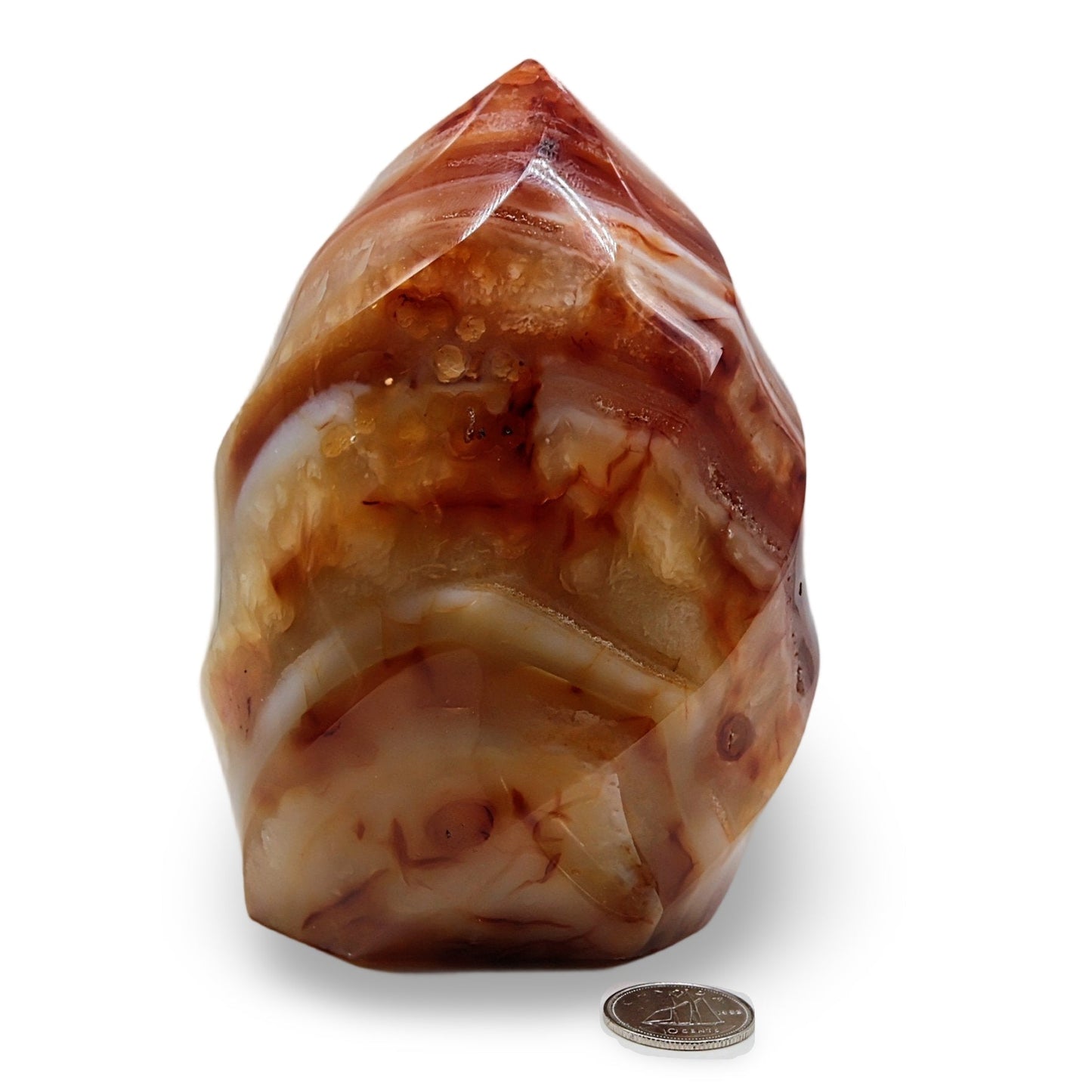 Stone - Carnelian - Flame Shape - Tumbled
