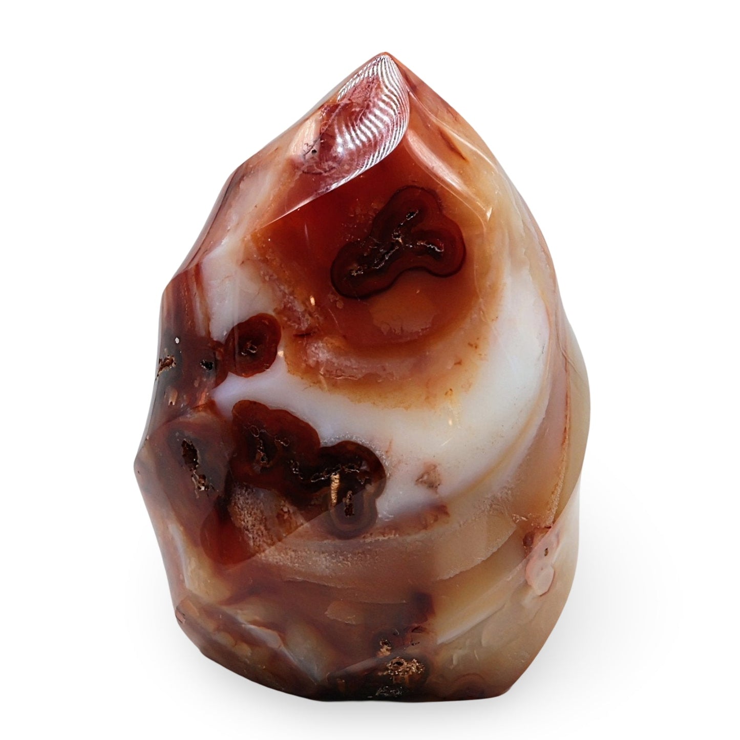 Stone - Carnelian - Flame Shape - Tumbled