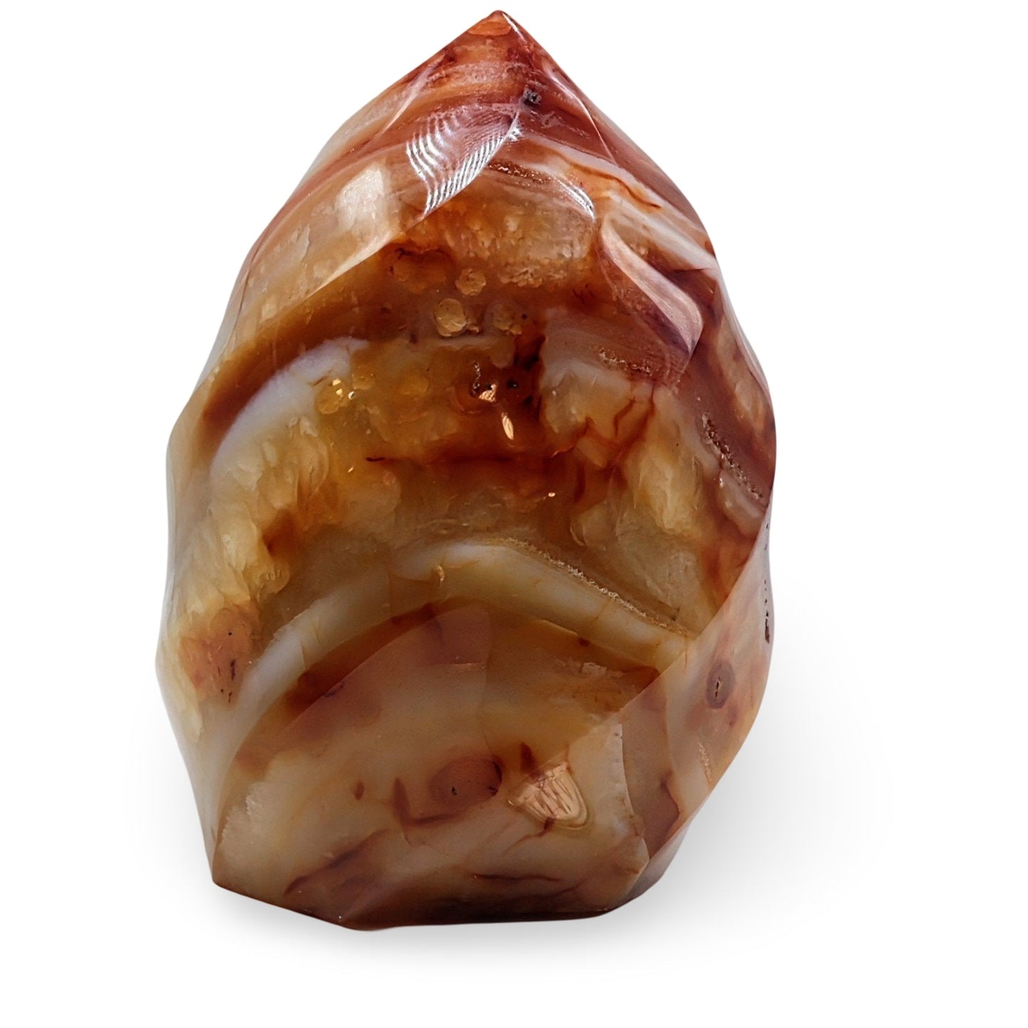 Stone - Carnelian - Flame Shape - Tumbled