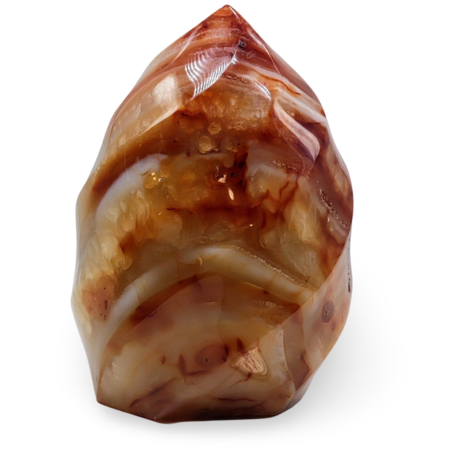 Stone - Carnelian - Flame Shape - Tumbled