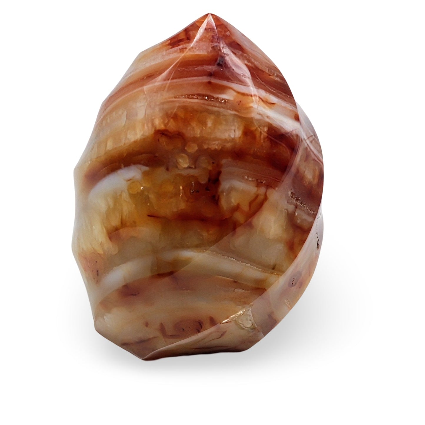 Stone - Carnelian - Flame Shape - Tumbled