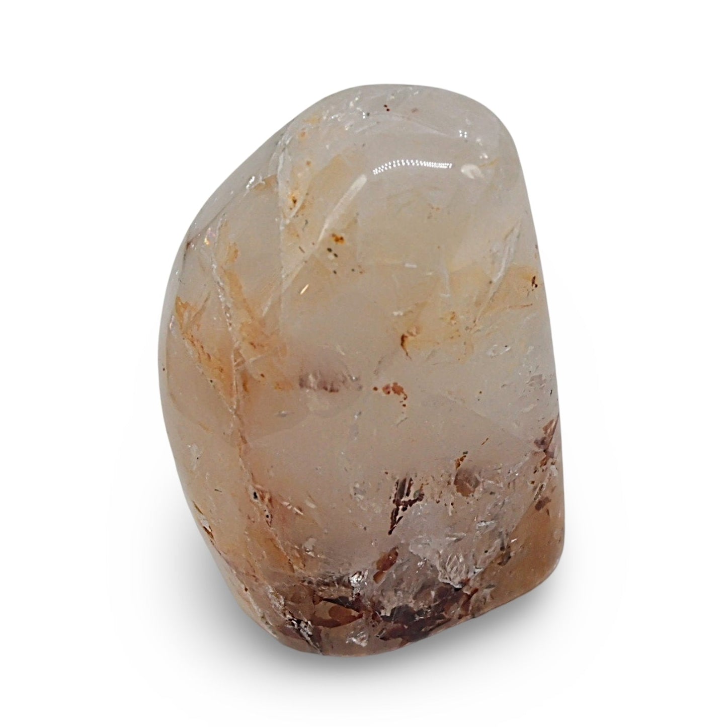 Pierre - Quartz Guérisseur Doré (Hématoïde) - Poli