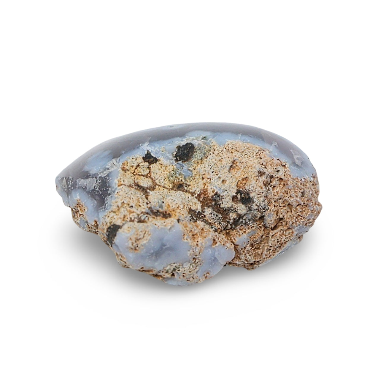 Stone - Blue Chalcedony - Rough Polished 1 Side