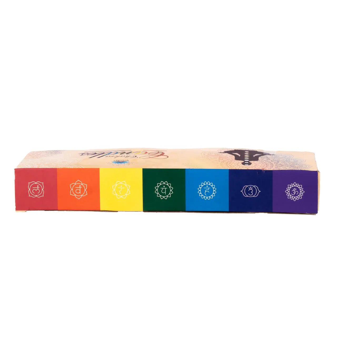 Scented Candles - 7 Chakra's approx. 2.5" x 1.5" - -Arômes & Évasions