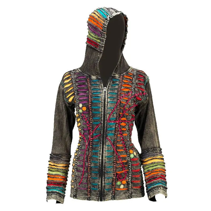 Arômes & Évasions - Clothing - Razor Cut Multi-Color Jacket