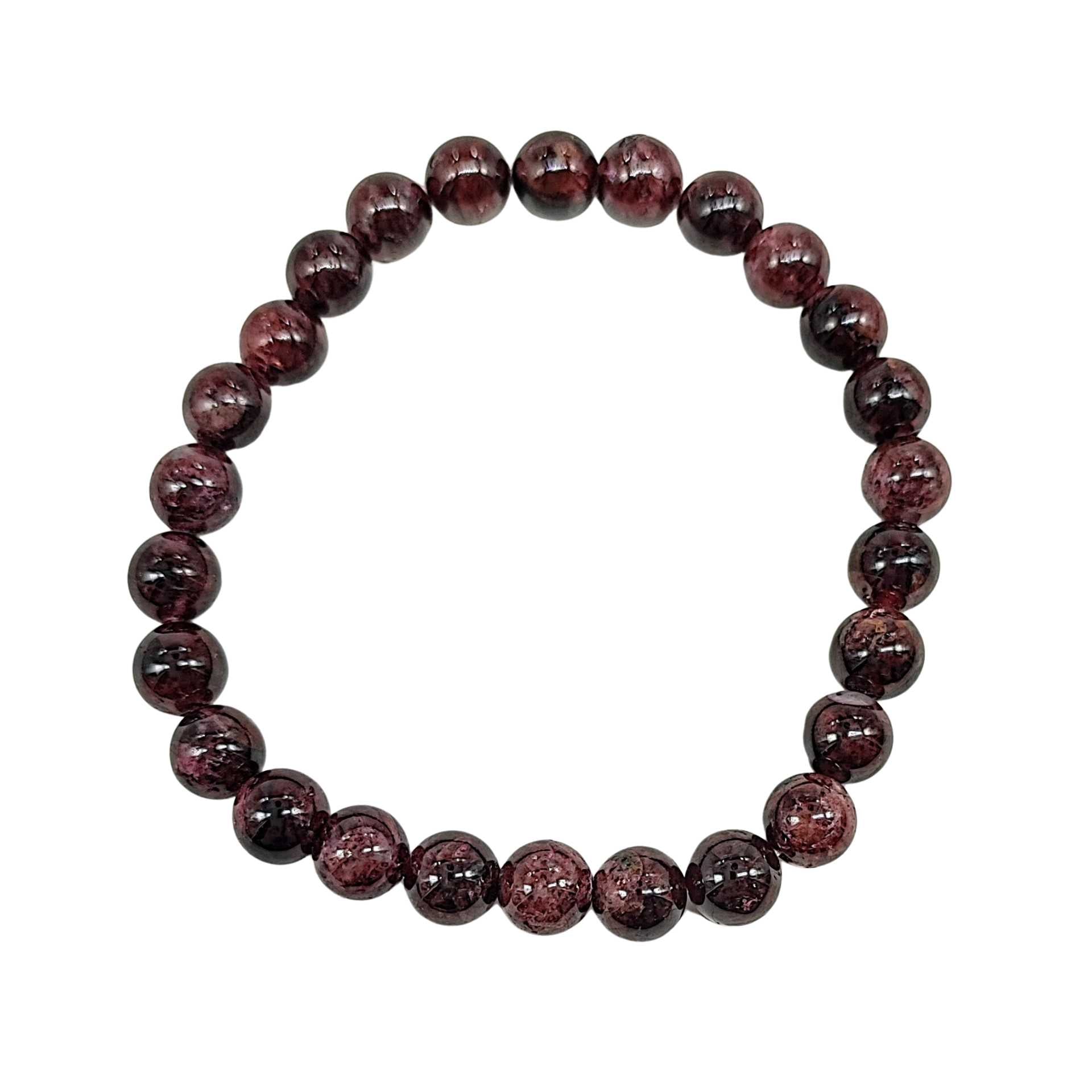 Bracelet - Garnet - 8mm