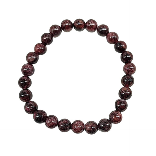Bracelet - Garnet - 8mm