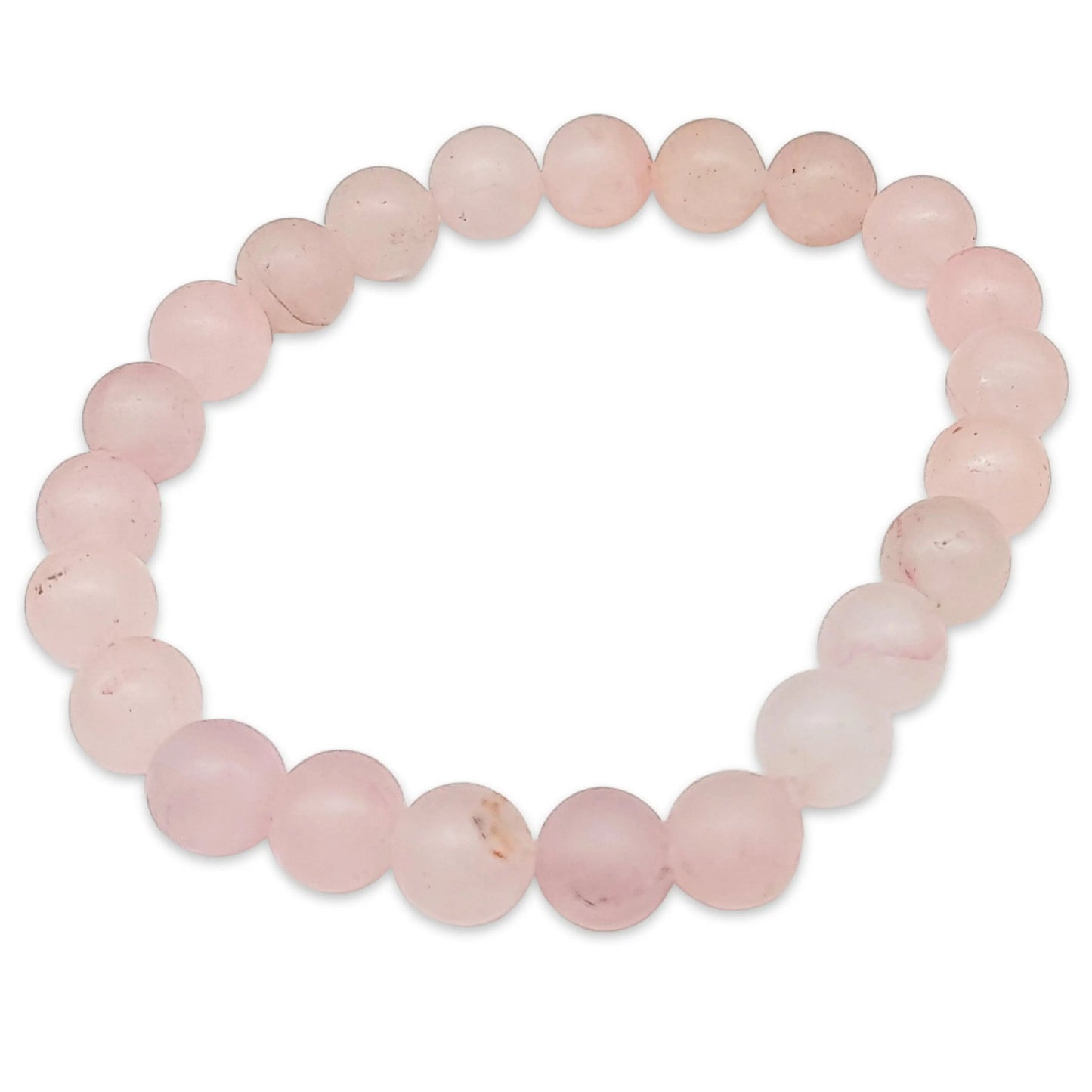 Bracelet - Rose Quartz - Frosted - 8mm