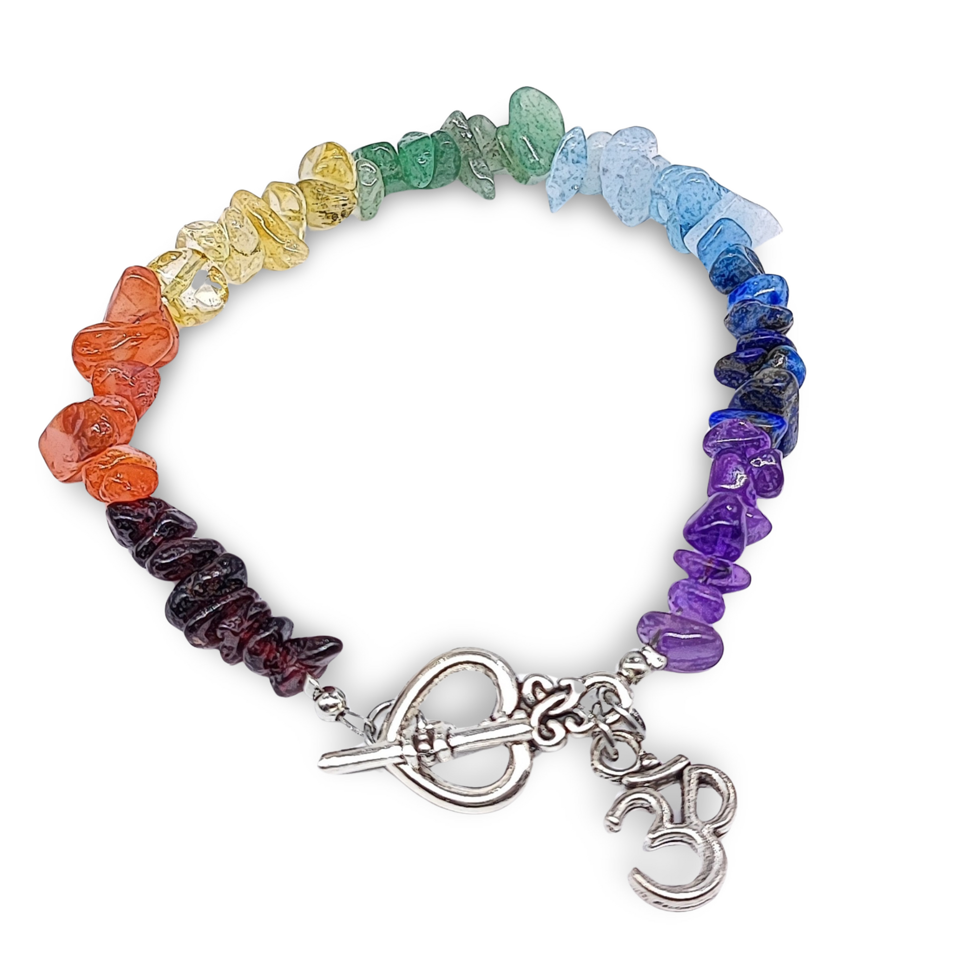 Bracelet - 7 Chakras & OM - Chips