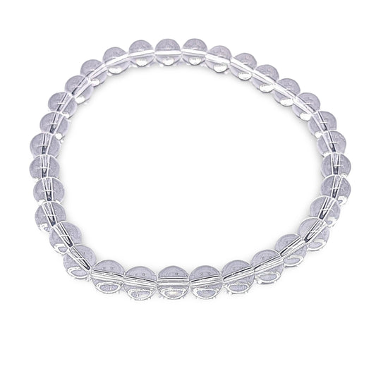 Bracelet - Crystal Quartz - 6mm