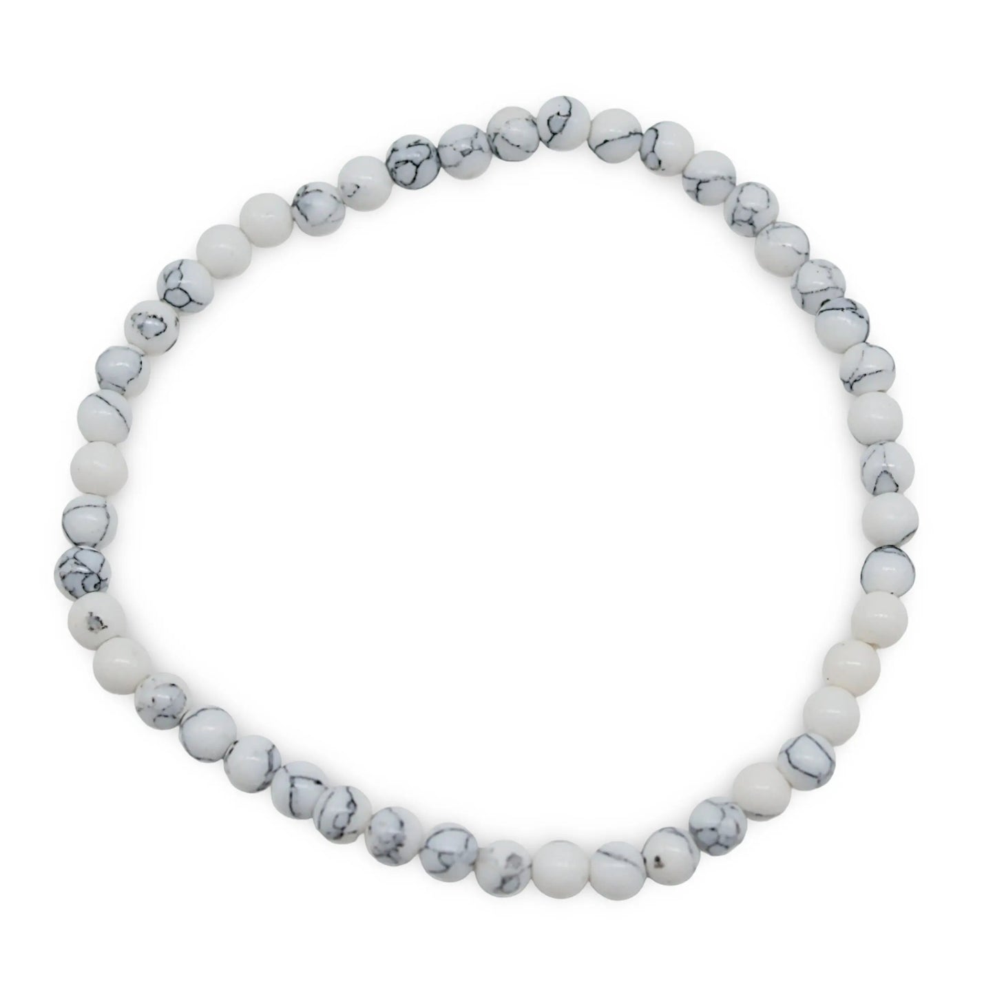 Bracelet - Howlite - 4mm