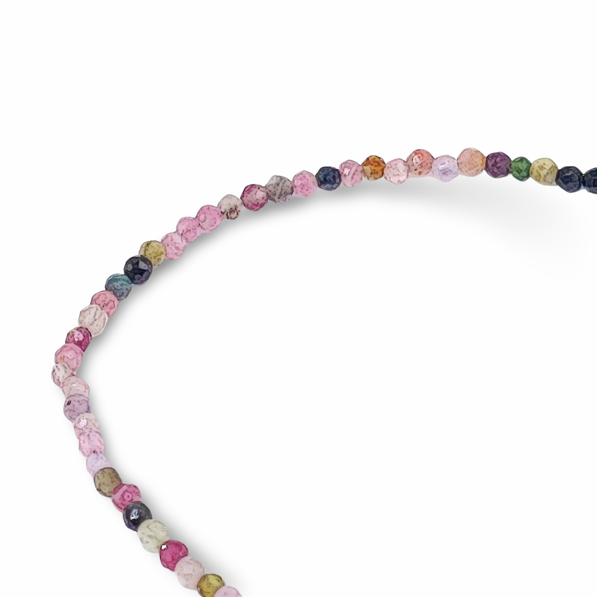 Bracelet - Mixed Tourmaline - Faceted - 2mm